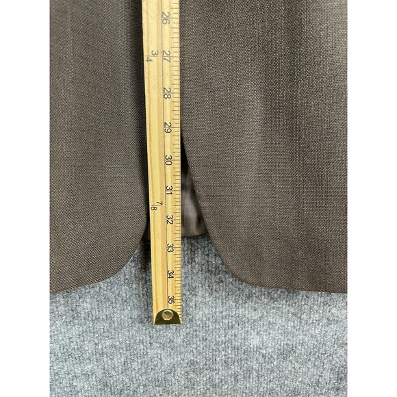 Lauren Ralph Lauren Men's Jacket Blazer Coat Size 44L Brown Rayon Blend - Picture 3 of 16